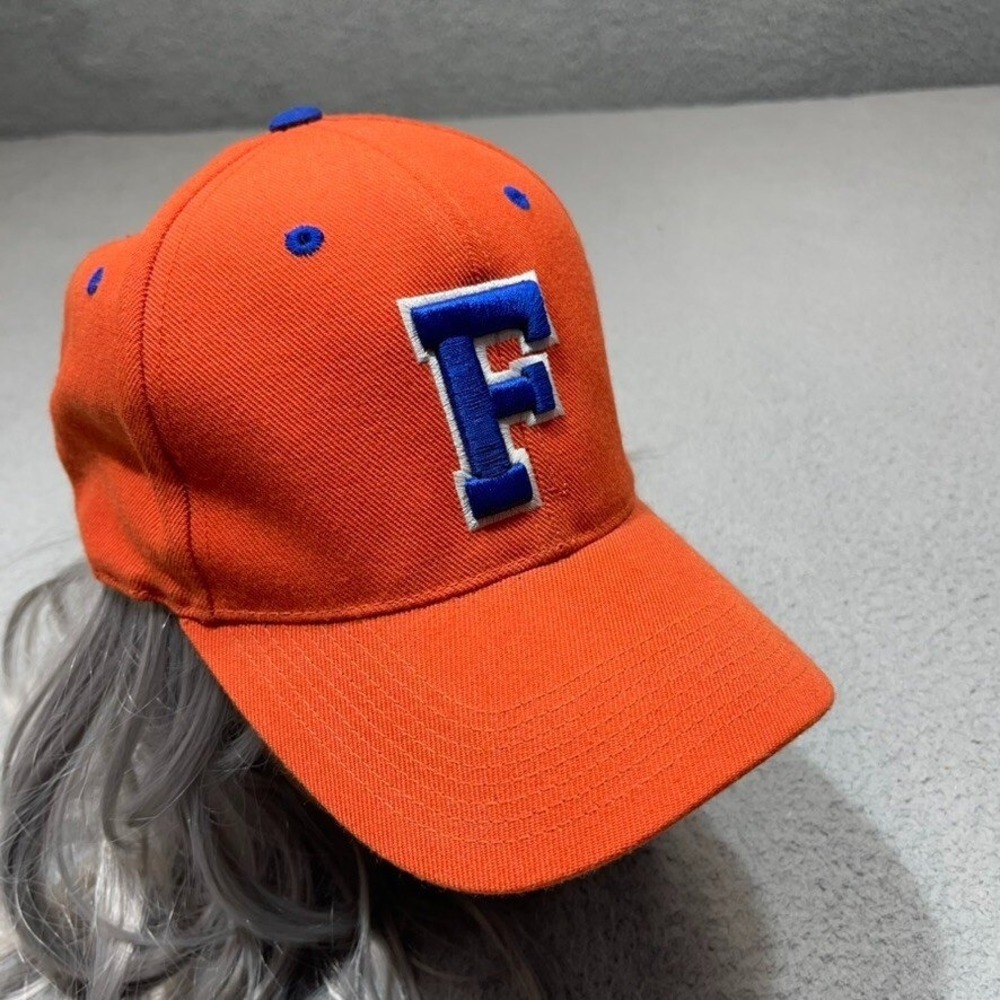 Florida Gators Hat Cap Fitted 7 3/8 Orange Streetwear Retro Rare NCAA Nike Men